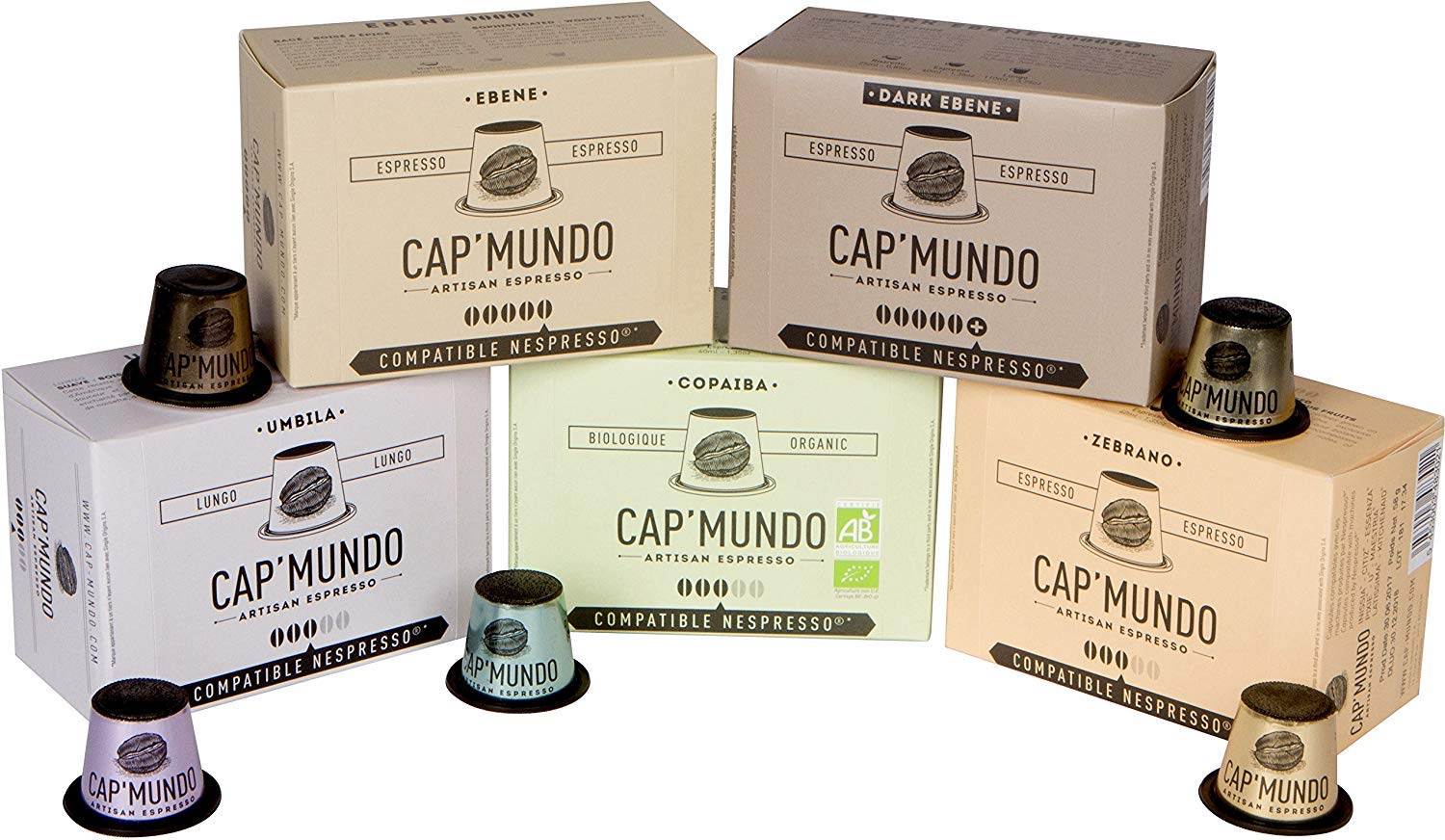  Cap'Mundo Paris Nespresso Compatible Capsules