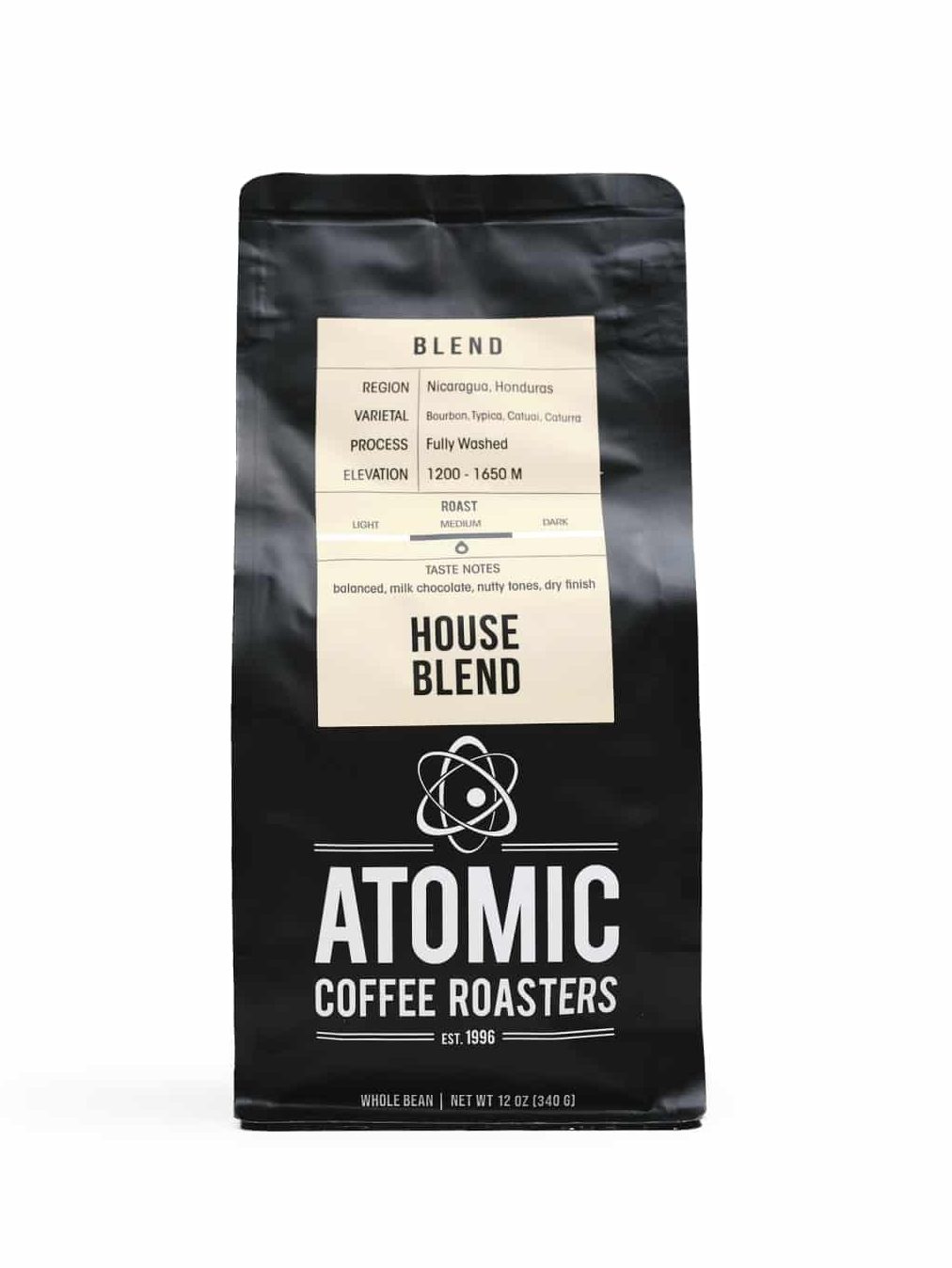 House Blend organic coffee beans