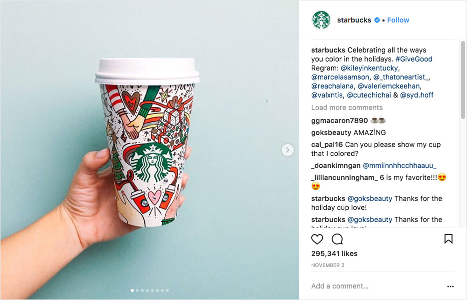 Starbucks Instagram